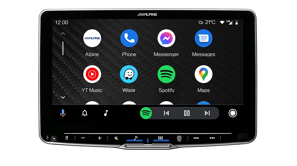 Alpine iLX-F509Ai Halo 9” High-Res Audio Receiver with Wireless Apple CarPlay & Android Auto