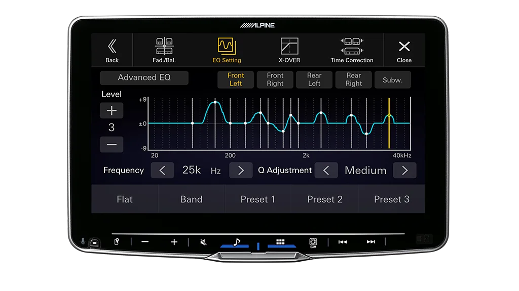 Alpine iLX-F509Ai Halo 9” High-Res Audio Receiver with Wireless Apple CarPlay & Android Auto