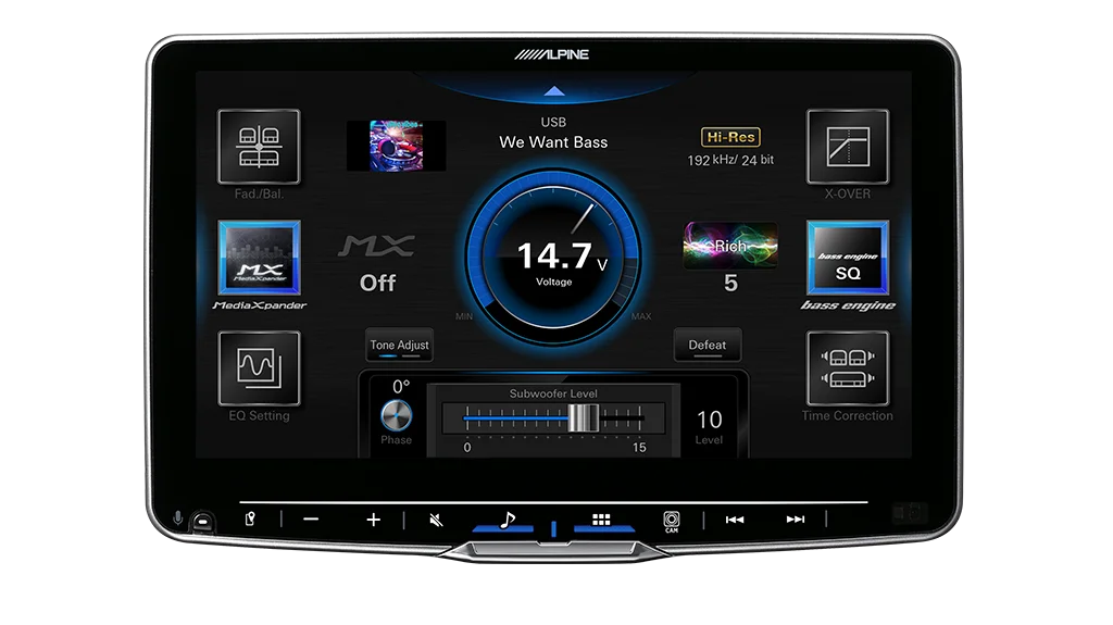 Alpine iLX-F509Ai Halo 9” High-Res Audio Receiver with Wireless Apple CarPlay & Android Auto
