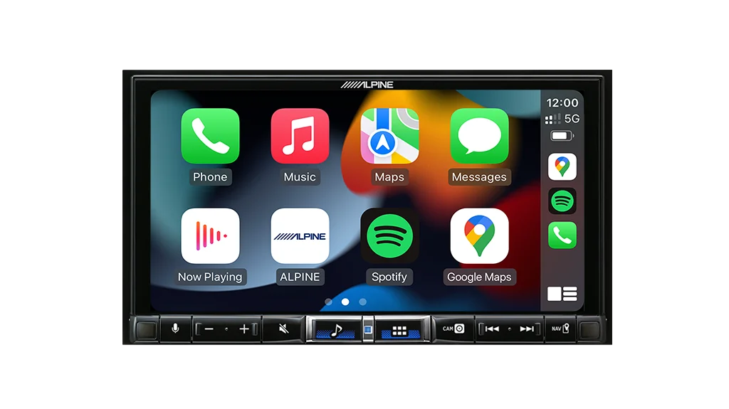 Alpine iLX-507Ai 7” High-Res Audio Receiver with Wireless Apple CarPlay & Android Auto