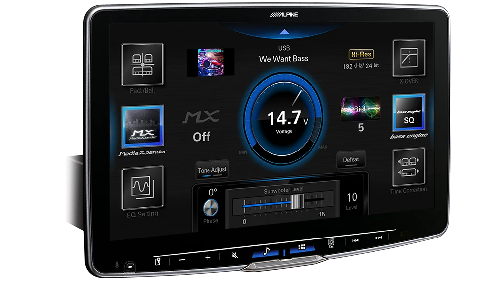 Alpine iLX-F511Ai Halo 11” High-Res Audio Receiver with Wireless Apple CarPlay & Android Auto