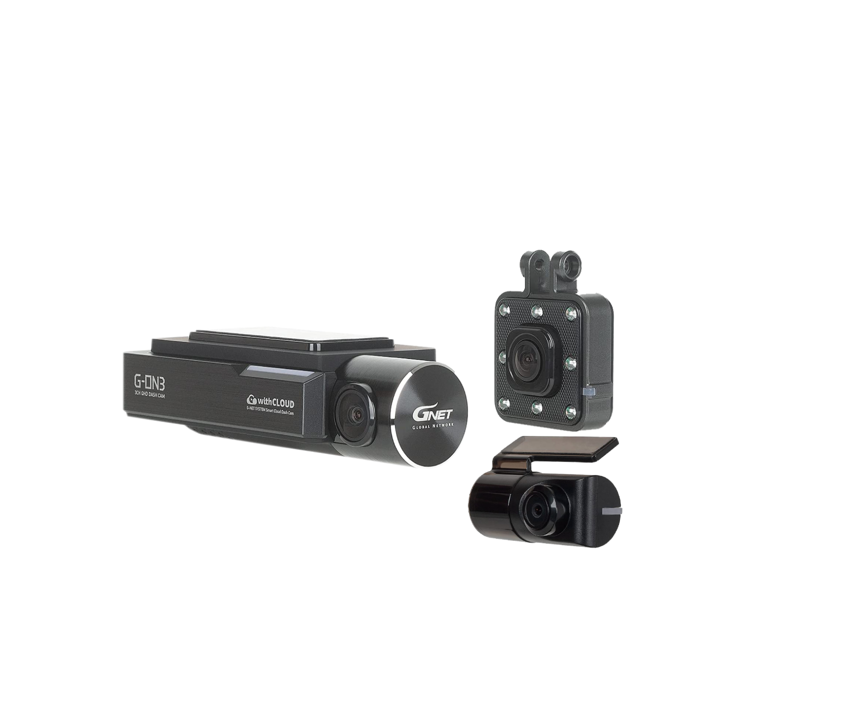 GNET G-ON3 3CH QHD DASH CAM