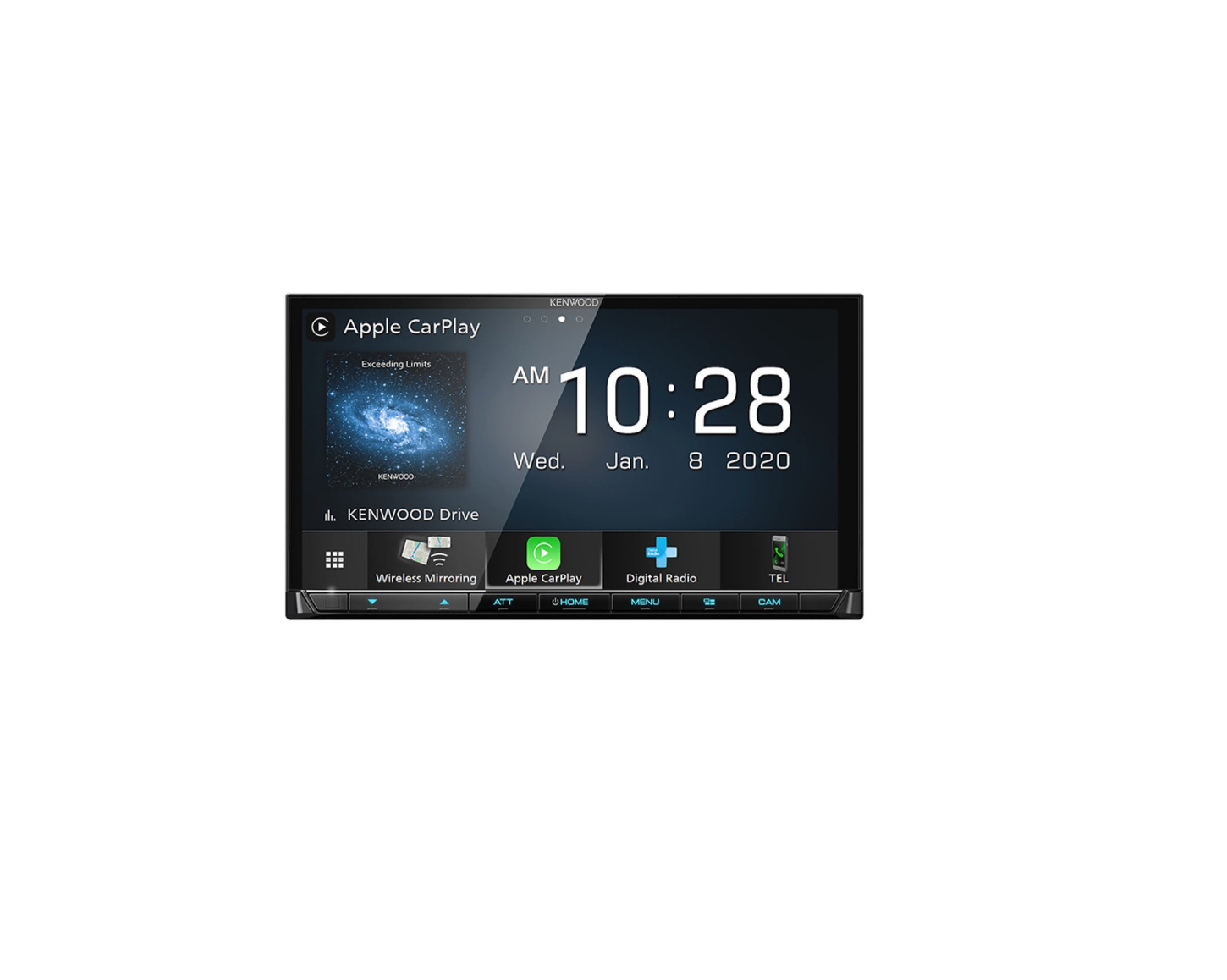 Kenwood DMX8521S Digital Media Receiver with 7.0" WVGA Display