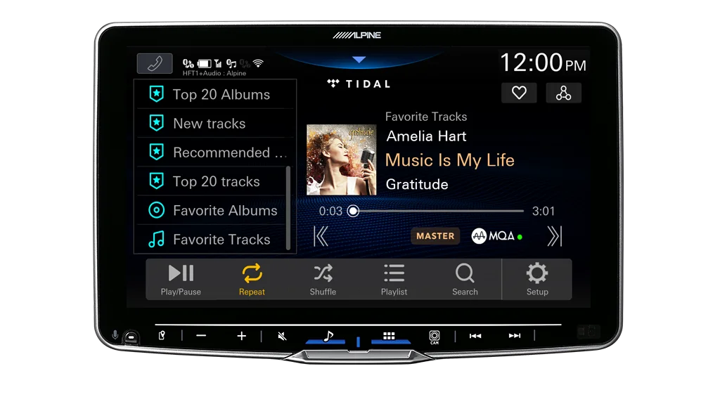 Alpine iLX-F509Ai Halo 9” High-Res Audio Receiver with Wireless Apple CarPlay & Android Auto