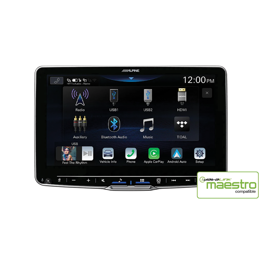 Alpine iLX-F509Ai Halo 9” High-Res Audio Receiver with Wireless Apple CarPlay & Android Auto