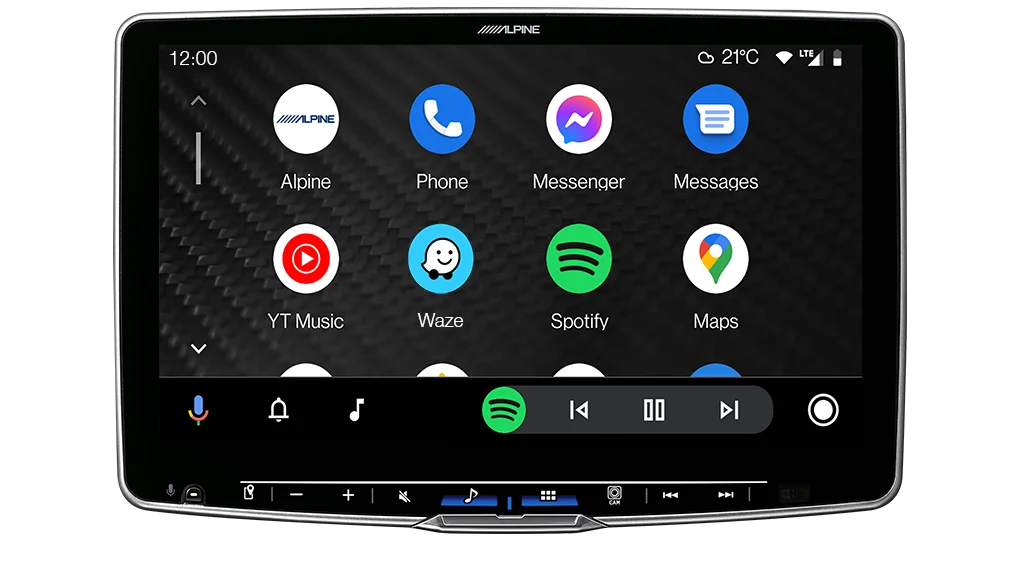 Alpine iLX-F511Ai Halo 11” High-Res Audio Receiver with Wireless Apple CarPlay & Android Auto