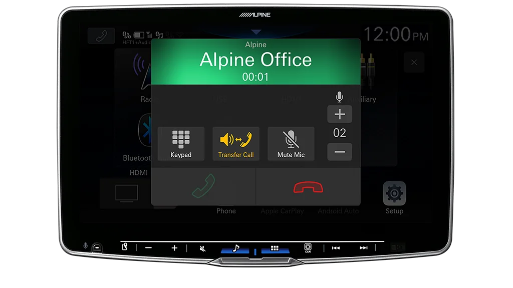 Alpine iLX-F511Ai Halo 11” High-Res Audio Receiver with Wireless Apple CarPlay & Android Auto