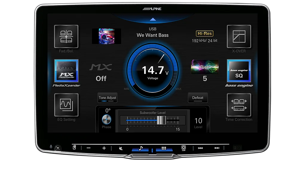 Alpine iLX-F511Ai Halo 11” High-Res Audio Receiver with Wireless Apple CarPlay & Android Auto