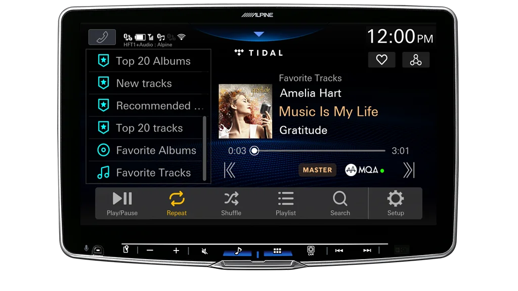 Alpine iLX-F511Ai Halo 11” High-Res Audio Receiver with Wireless Apple CarPlay & Android Auto