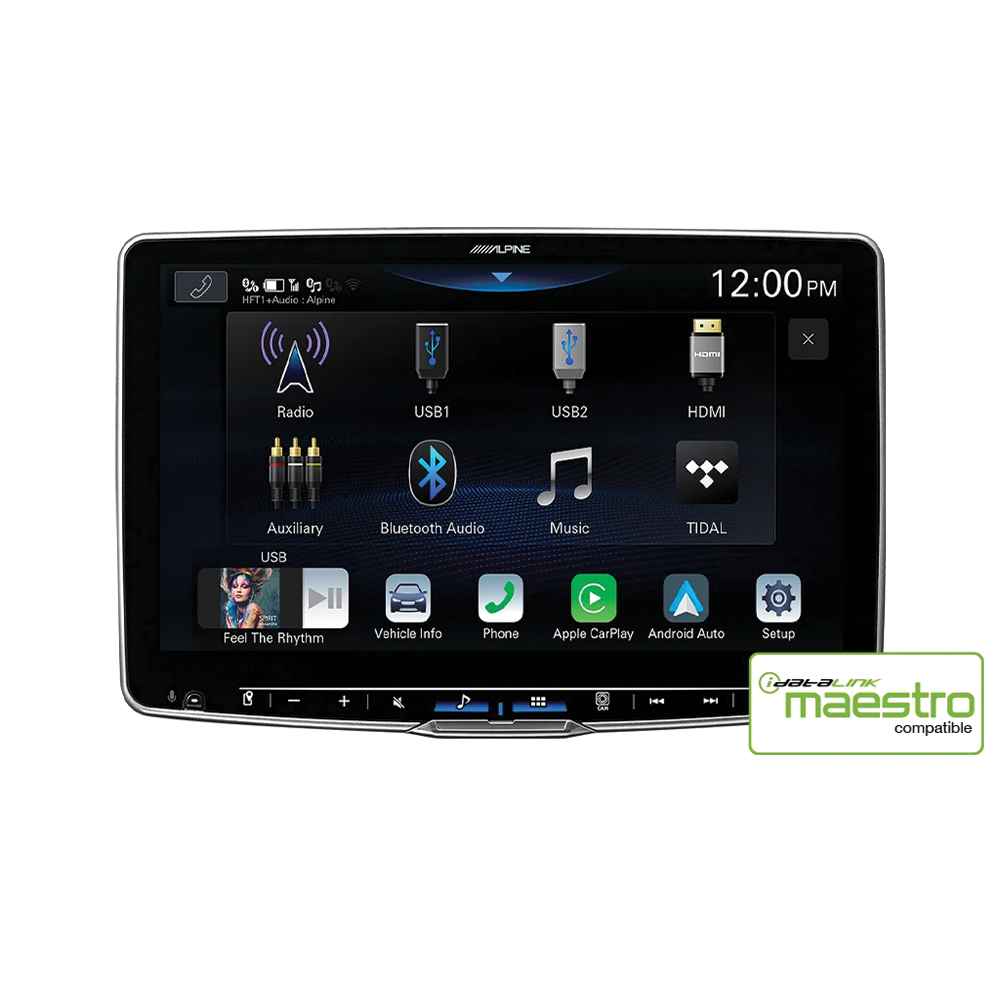 Alpine iLX-F511Ai Halo 11” High-Res Audio Receiver with Wireless Apple CarPlay & Android Auto