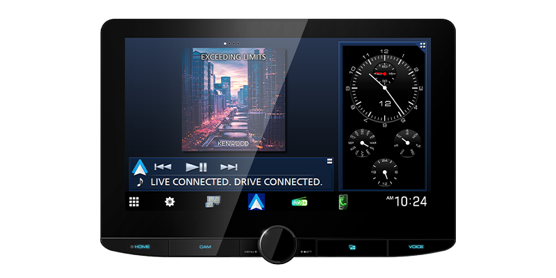 Kenwood DMX9724XDS Head Unit 10.1" Digital Multimedia Receiver Apple Car & Android Auto
